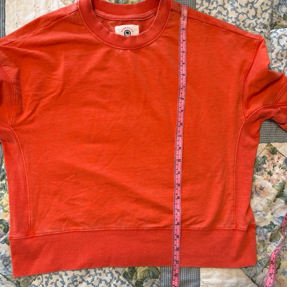 Sunnyside by Sundry Orange Boxy Sweatshirt - Picture 6 of 6
